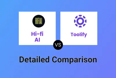 Hi-fi AI vs Toolify Detailed comparison features, price