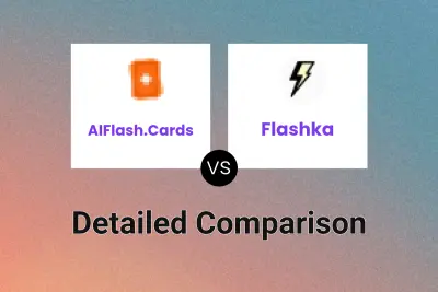 AIFlash.Cards vs Flashka Detailed comparison features, price