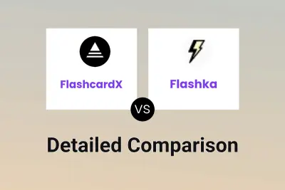 FlashcardX vs Flashka Detailed comparison features, price