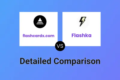 flashcardx.com vs Flashka Detailed comparison features, price