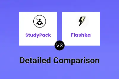 StudyPack vs Flashka Detailed comparison features, price