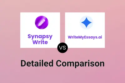 Synapsy Write vs WriteMyEssays.ai Detailed comparison features, price