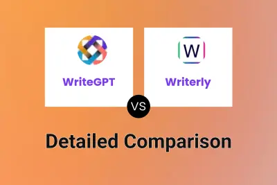 WriteGPT vs Writerly Detailed comparison features, price