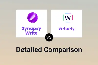 Synapsy Write vs Writerly Detailed comparison features, price