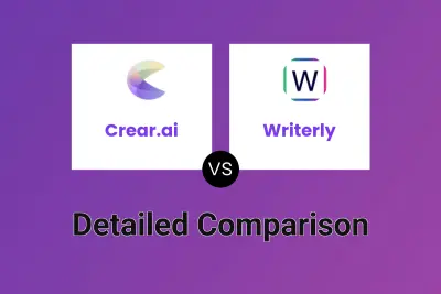 Crear.ai vs Writerly Detailed comparison features, price