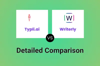 Typli.ai vs Writerly Detailed comparison features, price