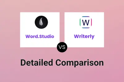 Word.Studio vs Writerly Detailed comparison features, price