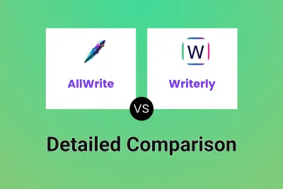 AllWrite vs Writerly Detailed comparison features, price