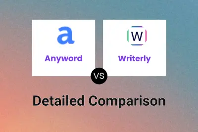 Anyword vs Writerly Detailed comparison features, price