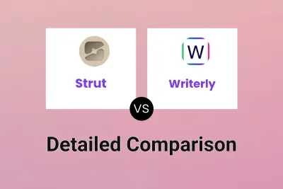 Strut vs Writerly Detailed comparison features, price