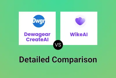 Dewagear CreateAI vs WikeAI Detailed comparison features, price