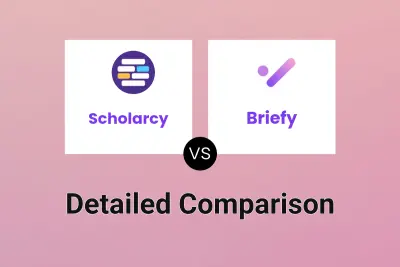 Scholarcy vs Briefy Detailed comparison features, price