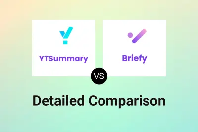 YTSummary vs Briefy Detailed comparison features, price