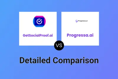 GetSocialProof.ai vs Progressa.ai Detailed comparison features, price