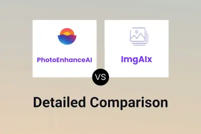 PhotoEnhanceAI vs ImgAIx Detailed comparison features, price