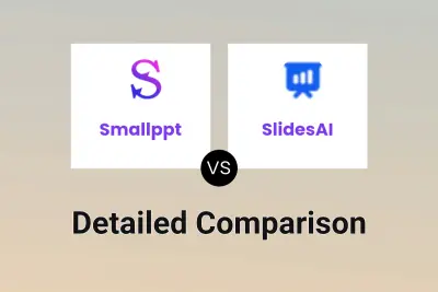 Smallppt vs SlidesAI Detailed comparison features, price