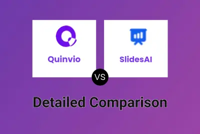 Quinvio vs SlidesAI Detailed comparison features, price