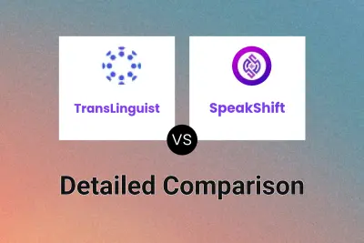 TransLinguist vs SpeakShift Detailed comparison features, price