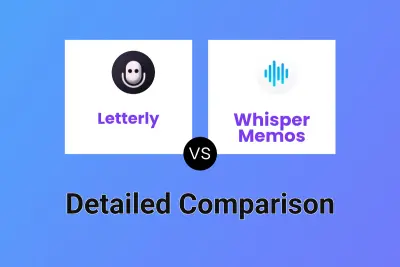 Letterly vs Whisper Memos Detailed comparison features, price