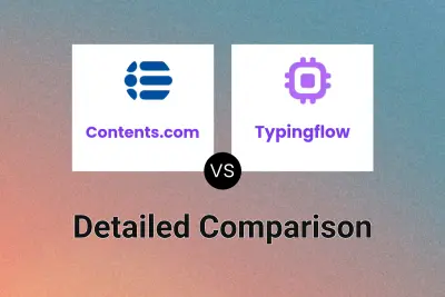 Contents.com vs Typingflow Detailed comparison features, price