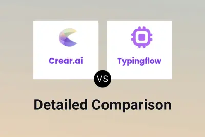 Crear.ai vs Typingflow Detailed comparison features, price