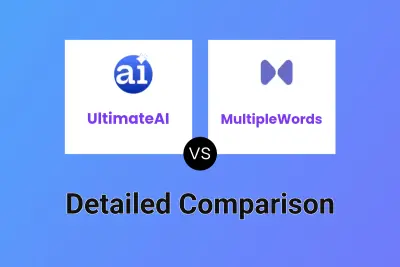 UltimateAI vs MultipleWords Detailed comparison features, price