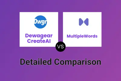 Dewagear CreateAI vs MultipleWords Detailed comparison features, price