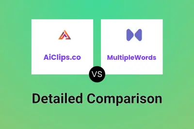 AiClips.co vs MultipleWords Detailed comparison features, price