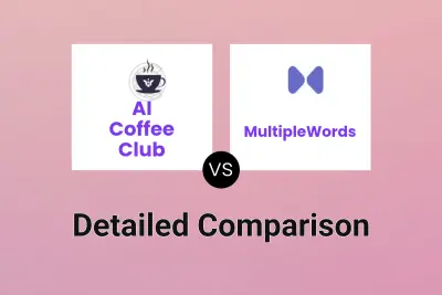 AI Coffee Club vs MultipleWords Detailed comparison features, price