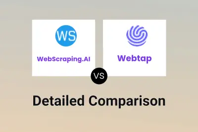 WebScraping.AI vs Webtap Detailed comparison features, price