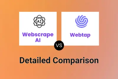 Webscrape AI vs Webtap Detailed comparison features, price