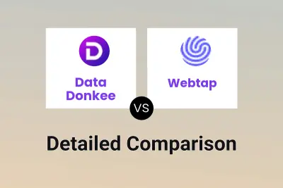 Data Donkee vs Webtap Detailed comparison features, price