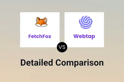 FetchFox vs Webtap Detailed comparison features, price