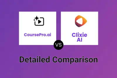 CoursePro.ai vs Clixie AI Detailed comparison features, price