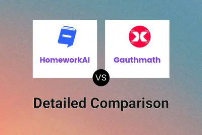 HomeworkAI vs Gauthmath Detailed comparison features, price