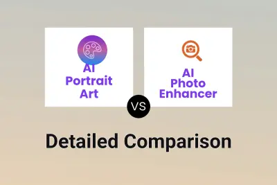 AI Portrait Art vs AI Photo Enhancer Detailed comparison features, price