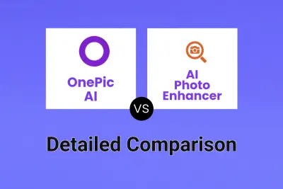 OnePic AI vs AI Photo Enhancer Detailed comparison features, price