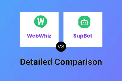 WebWhiz vs SupBot Detailed comparison features, price