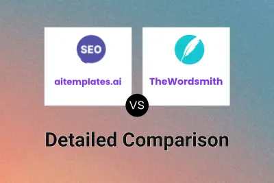 aitemplates.ai vs TheWordsmith Detailed comparison features, price