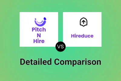 Pitch N Hire vs Hireduce Detailed comparison features, price