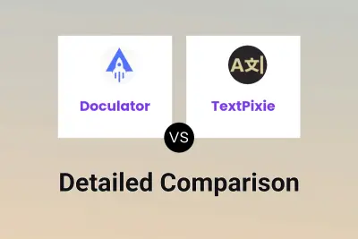 Doculator vs TextPixie Detailed comparison features, price