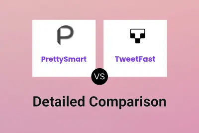 PrettySmart vs TweetFast Detailed comparison features, price