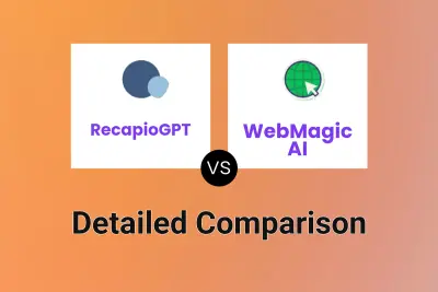 RecapioGPT vs WebMagic AI Detailed comparison features, price