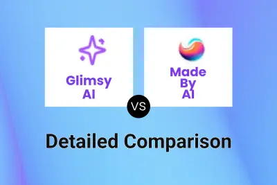 Glimsy AI vs Made By AI Detailed comparison features, price