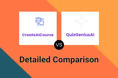 CreateAICourse vs QuizGeniusAI Detailed comparison features, price