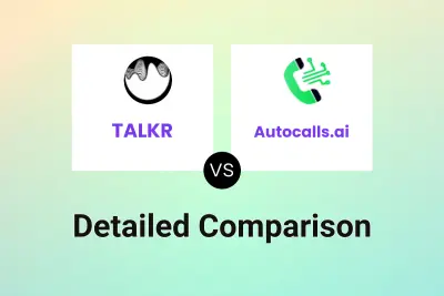 TALKR vs Autocalls.ai Detailed comparison features, price