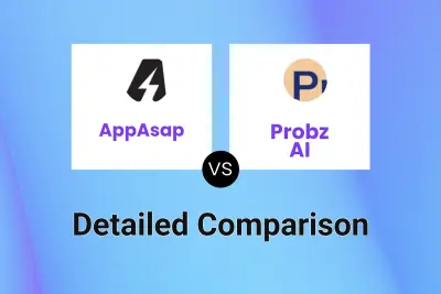 AppAsap vs Probz AI Detailed comparison features, price