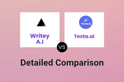 Writey A.I vs Texta.ai Detailed comparison features, price