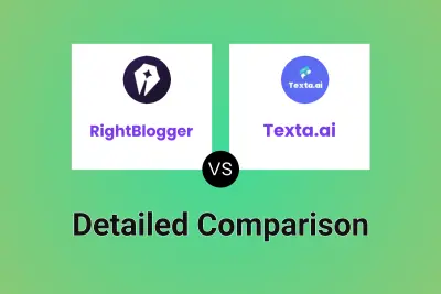 RightBlogger vs Texta.ai Detailed comparison features, price