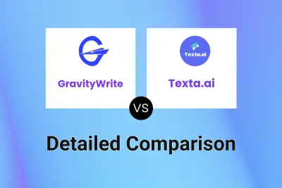 GravityWrite vs Texta.ai Detailed comparison features, price